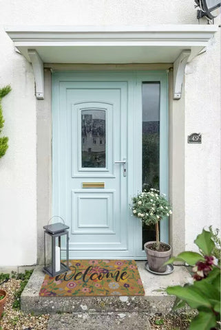 NociHah 30x17 inch mat fits most entry doors.