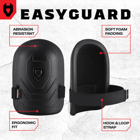 NoCry knee pads, lightweight and comfortable for long kneeling sessions.