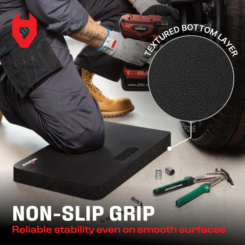 NoCry kneeling pad with durable NBR foam withstands rough garden surfaces.