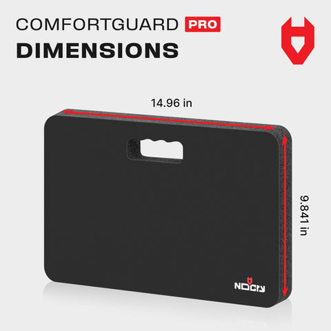 NoCry heavy-duty kneeling pad on hard surface during outdoor tasks.