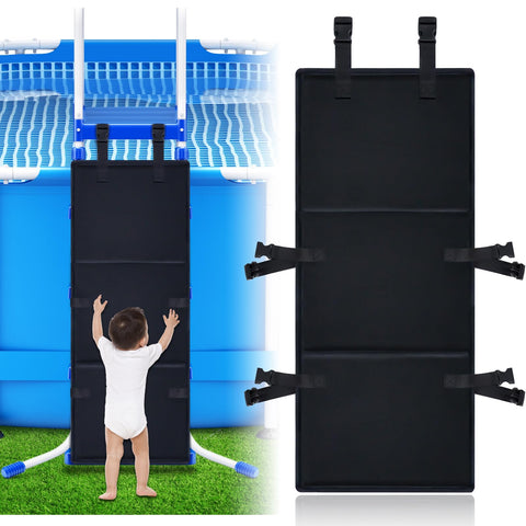 NODMIPNS pool ladder protector cover 15x31.5in guards children near pool edges