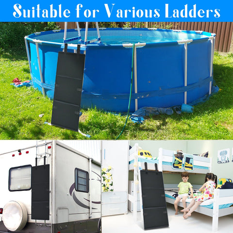 NODMIPNS versatile ladder pad fits playground, pool, bunk bed, and attic ladders
