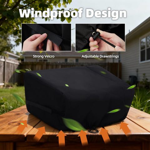 NOELIFE durable 600D fabric and strong stitching extend cover life.
