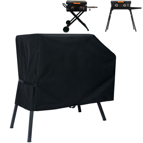 NOELIFE grill cover on Blackstone 22-inch hood and stand for full protection