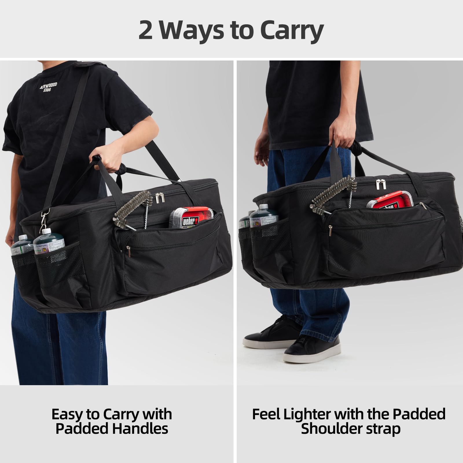 NOELIFE padded carry bag 600D fabric protecting against weather and wear