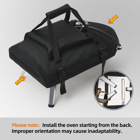 NOELIFE bottom straps and buckles secure the cover during transport
