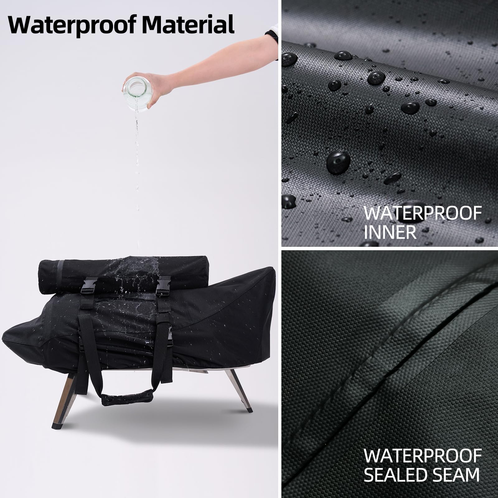 NOELIFE secure-buckles-bottom-straps prevent movement during transport.
