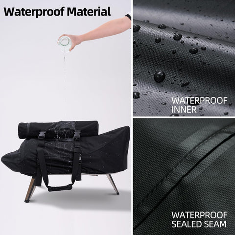 NOELIFE secure-buckles-bottom-straps prevent movement during transport.