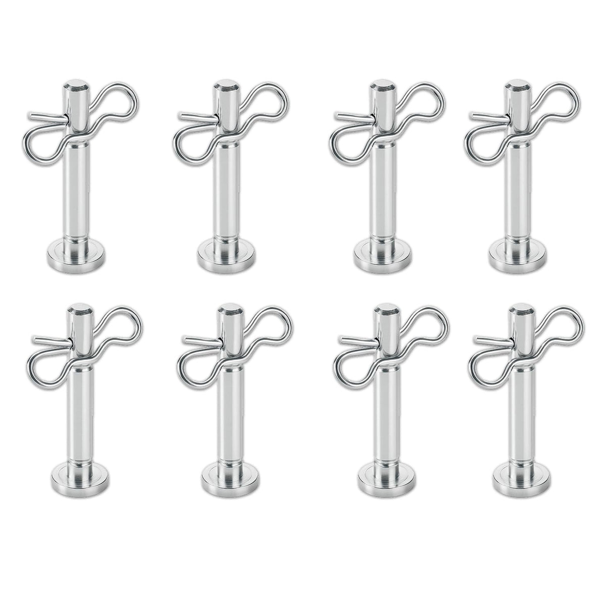 NoetSauesrfs snow blower shear pin kit eight-pack shown in packaging for quick field installation.