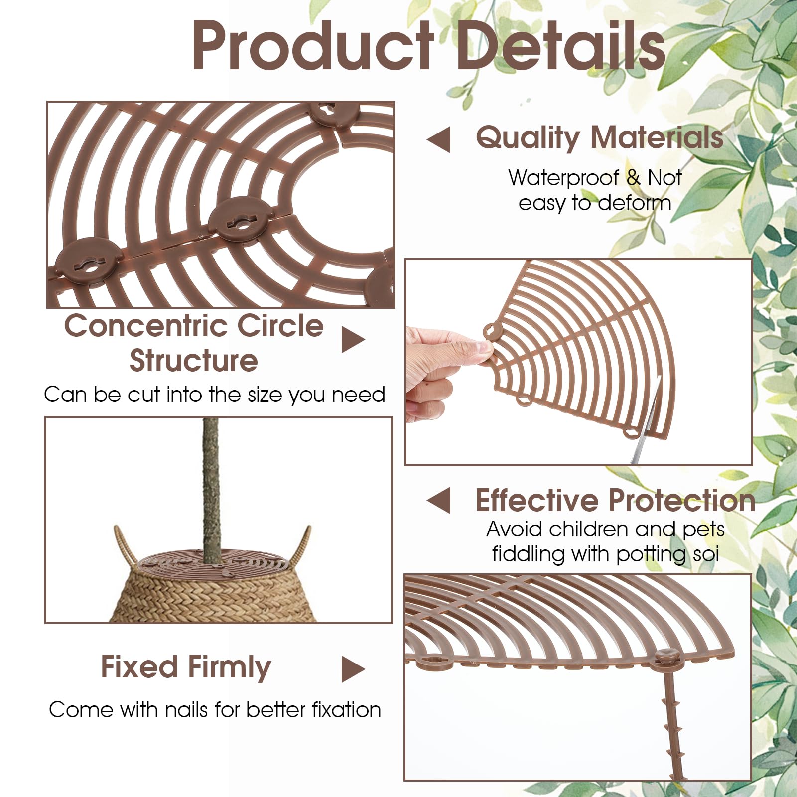 Nogeqi indoor-outdoor use suits home and balcony pots.