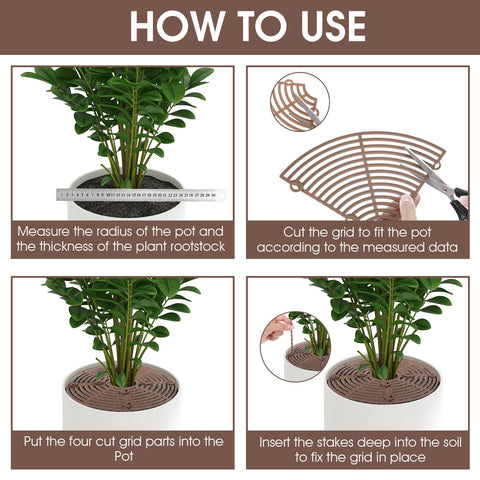 Nogeqi pet-protection closeup shows a safe barrier for plants.