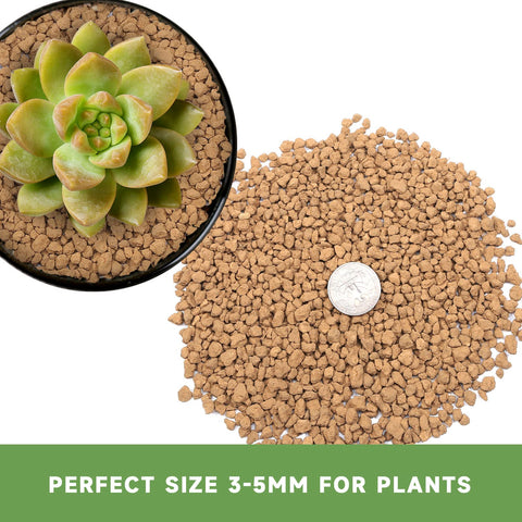 NOHOBE Akadama bonsai soil small grain 1/8-1/4 inch supports drainage