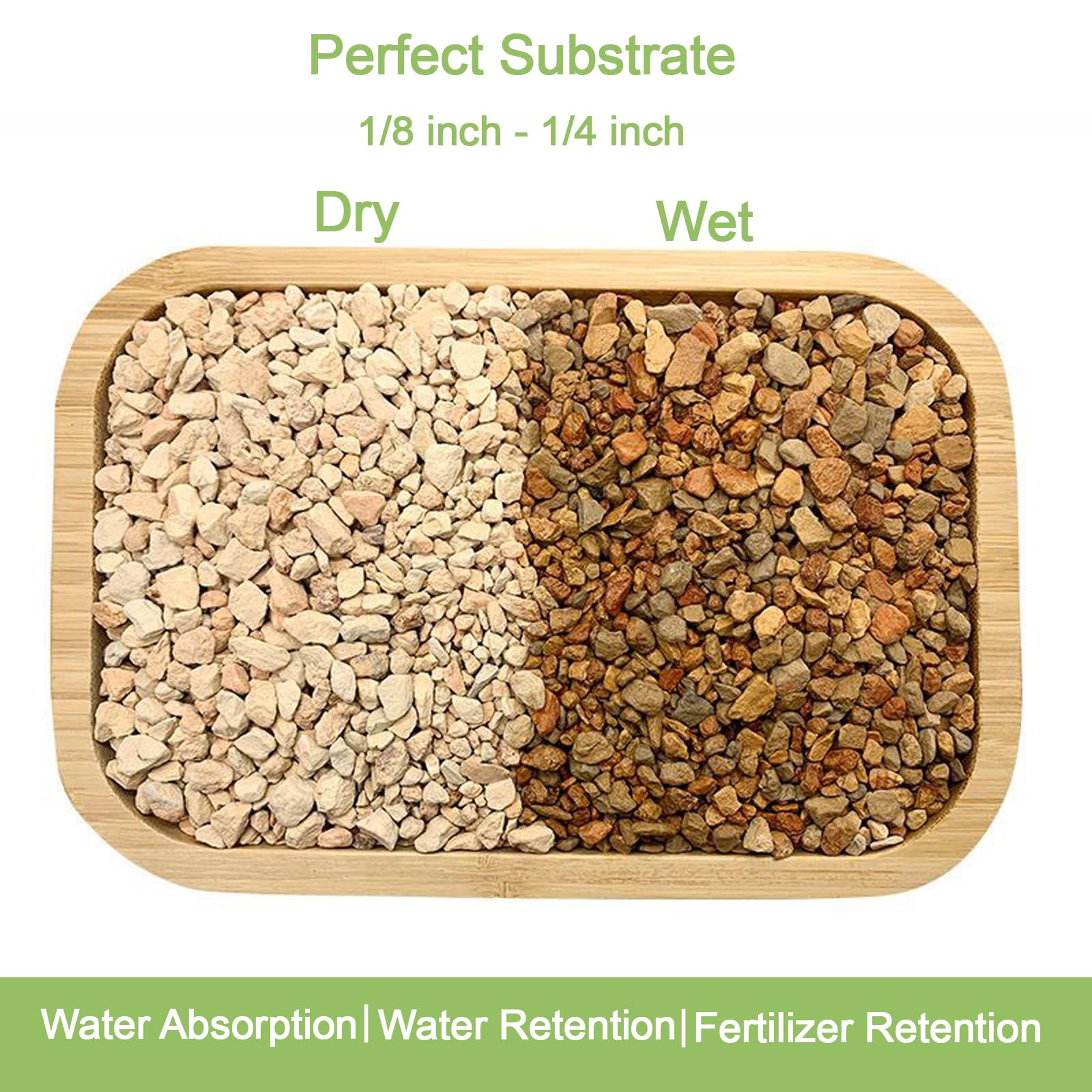 NOHOBE diatomite rocks fast drainage ideal for succulents and cacti