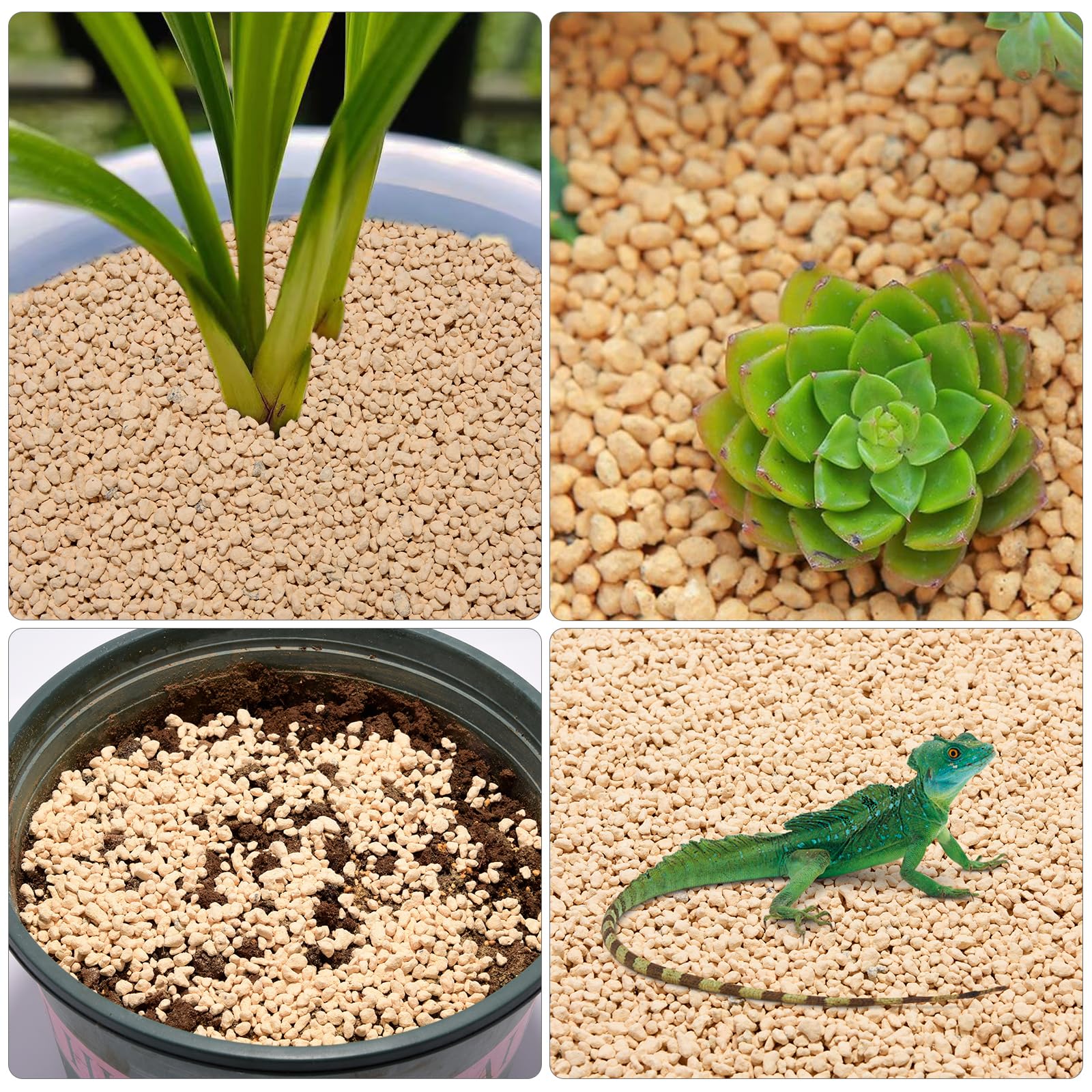NOHOBE Kanuma soil grains resist breakdown for durable container soil
