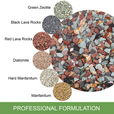 NOHOBE lava rocks color blend close-up highlights decorative appeal for terrariums