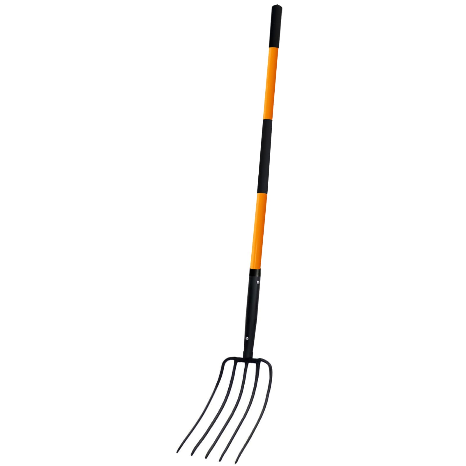 Nohovu 5-tine pitchfork with fiberglass handle for comfortable grip