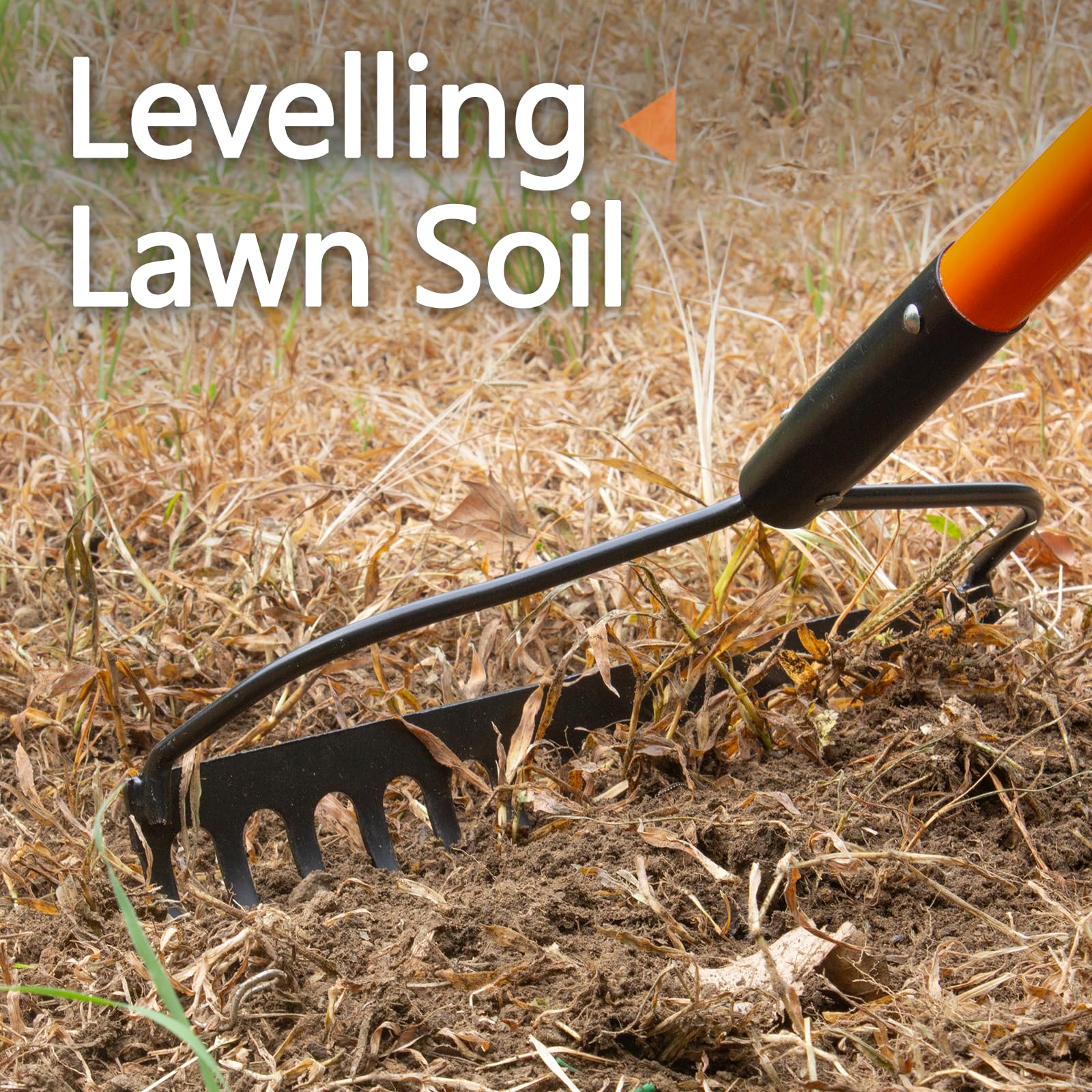 Nohovu Bow rake provides wide coverage for faster raking