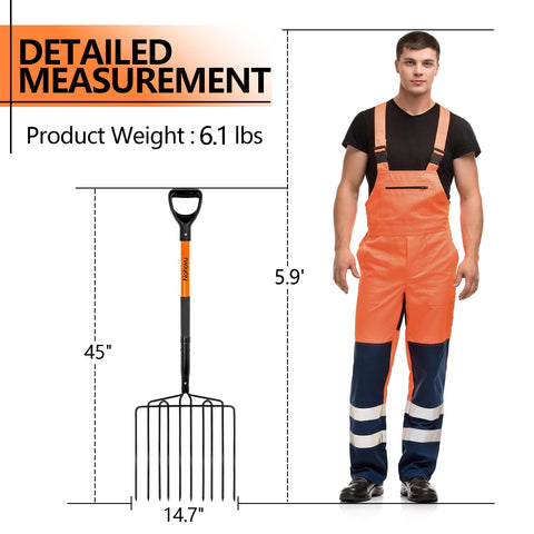 Nohovu heavy-duty garden tool ready for rigorous outdoor use.