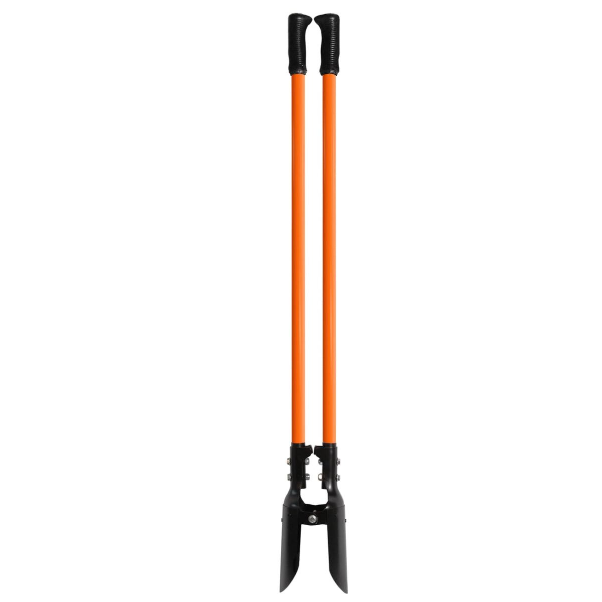 Nohovu post hole digger blade with sharp edge for quick digging in hard soil.