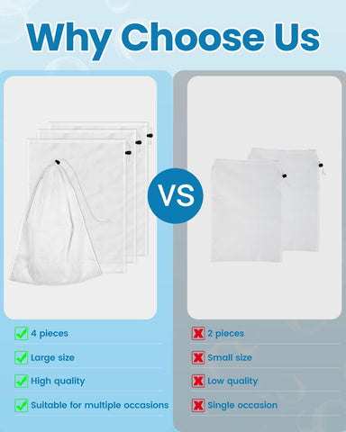 NOKOGMT nylon material image, tear-resistant bag designed for repeated pool cleanings.