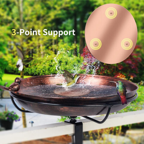NOKOXIN All-Weather Copper Disk performs well in sun and rain.