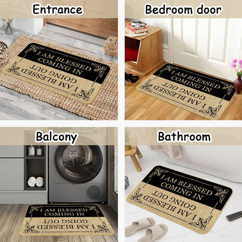 Nokqnup farmhouse patriotic decor mat enhances porch aesthetics with rustic charm.