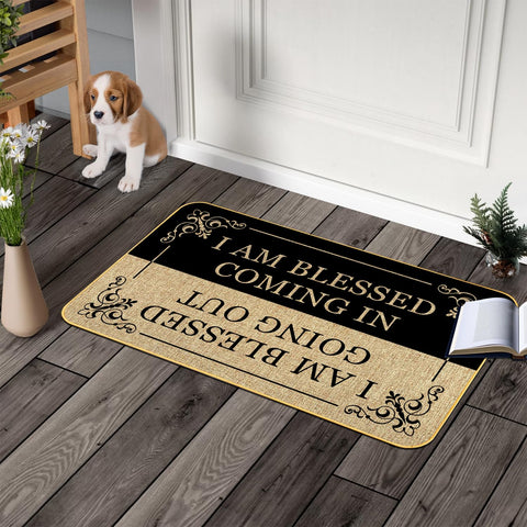Nokqnup spring-themed patio welcome mat boosts outdoor curb appeal year-round.