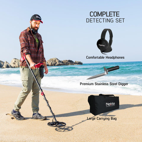 NOKTA FINDX PRO pinpoint feature improves target accuracy.