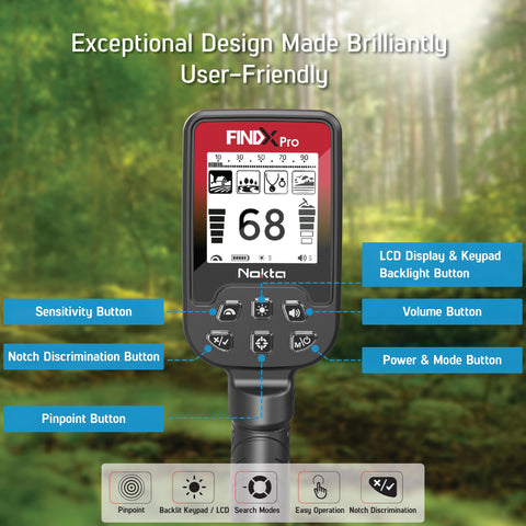 NOKTA FINDX PRO premium digger tool included.