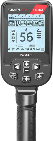 Nokta Simplex Ultra color LCD screen for quick target viewing and settings