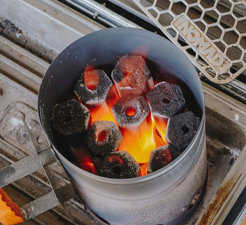 Nomad Fire low-ash burn reduces cleanup after cooking