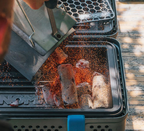 Nomad Fire low-smoke burn produces cleaner grill sessions