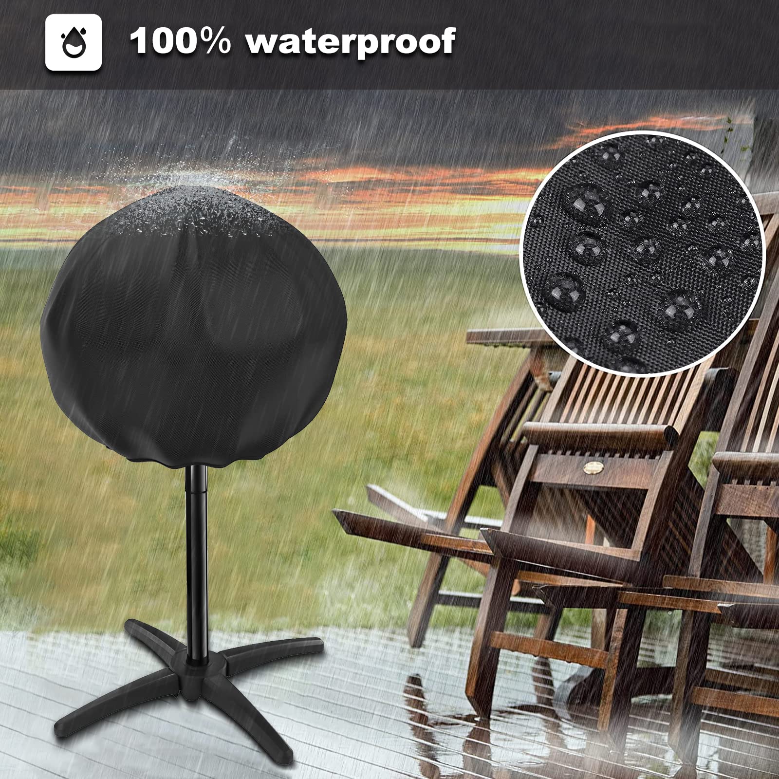 Nomiou dust protection shield keeps your grill clean between uses