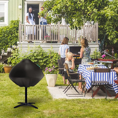 nomiou adjustable drawcord feature, tight edges prevent flapping in wind.