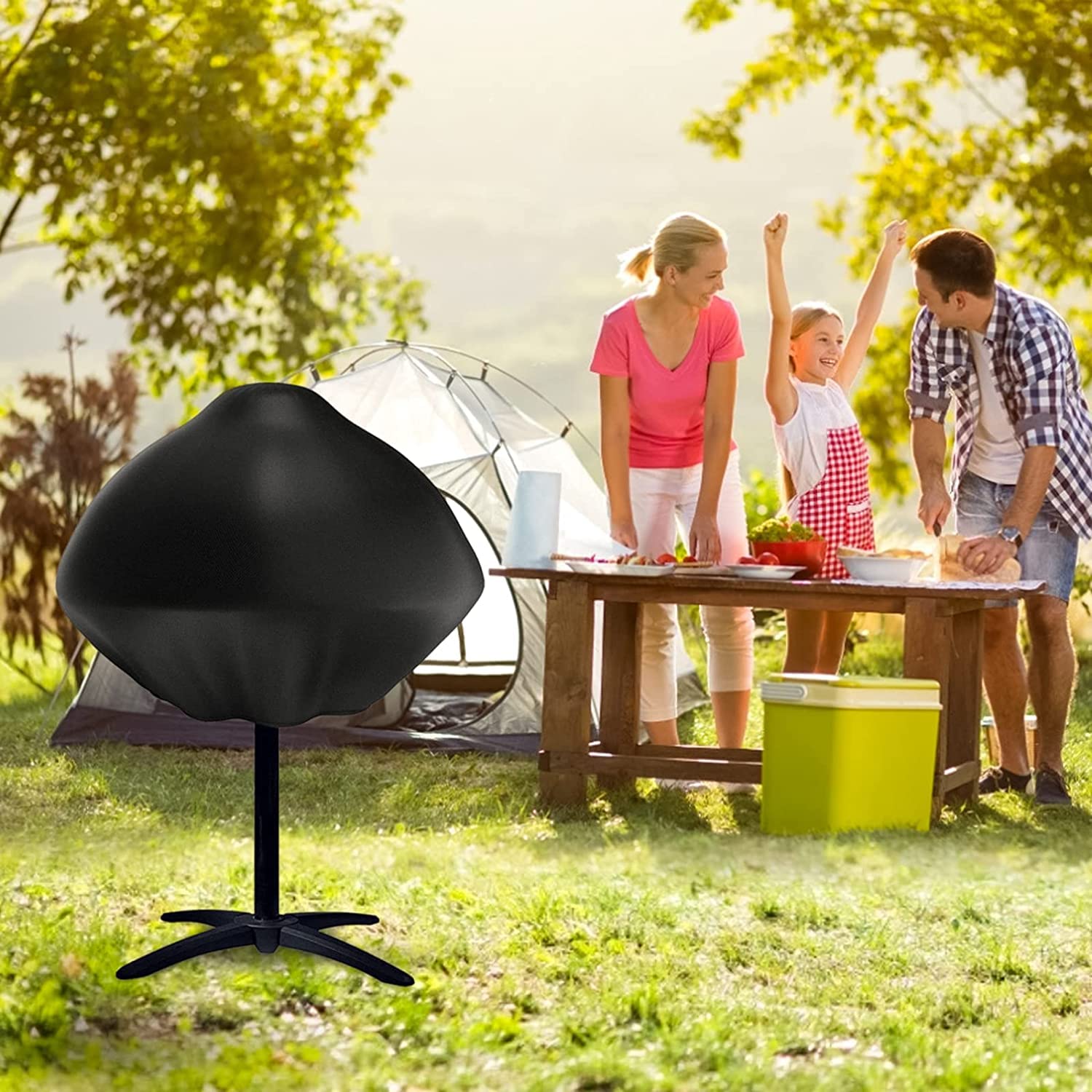 nomiou storage-ready cover, flat-pack shot shows easy dry storage.