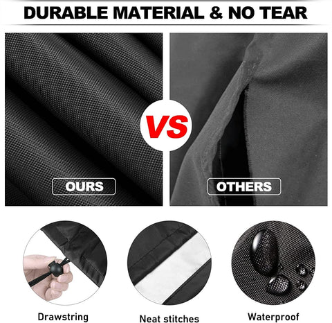 nomiou weatherproof cover close-up texture, durable outdoor performance.