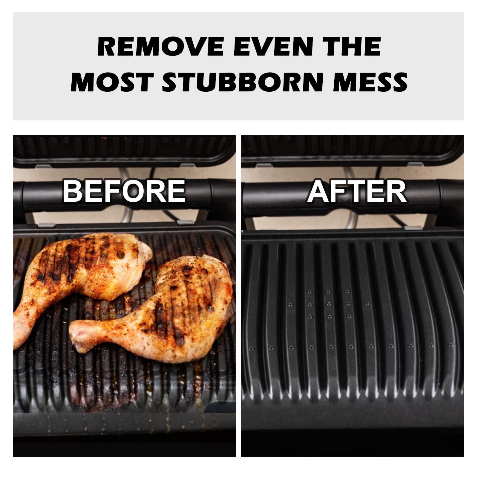 nomiou ergonomic-handle scraper provides comfortable grip during grilling