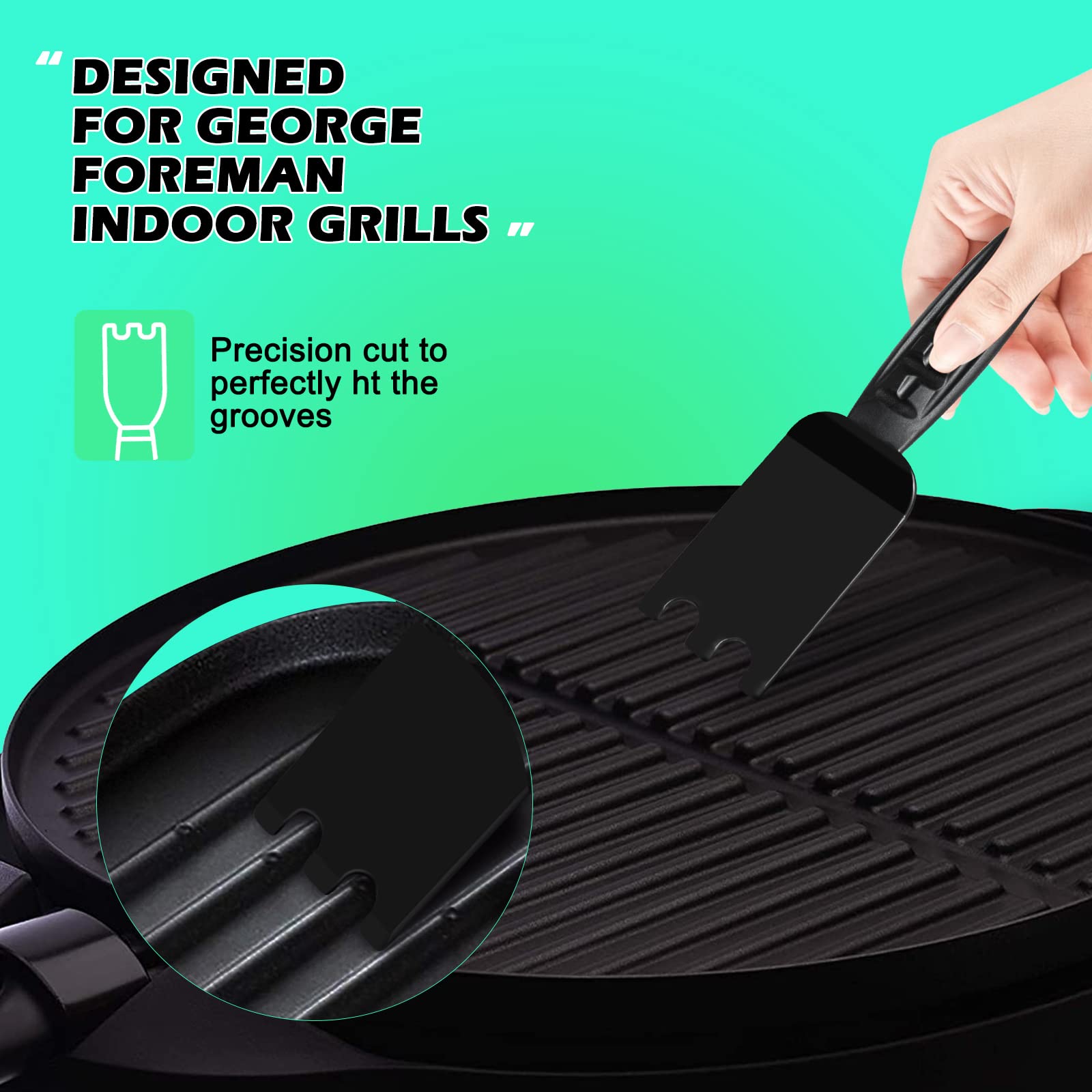 nomiou groove-cutting edges align with 0.44 inch grooves for precise scraping