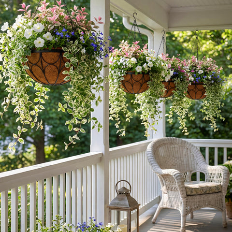 Nongcunren planter design balances aesthetics with practical moisture management.