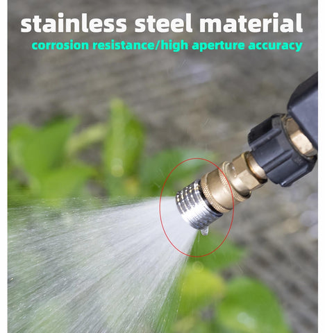 NONGKANG versatile nozzle set for greens, greenhouse, and nursery cleanup.