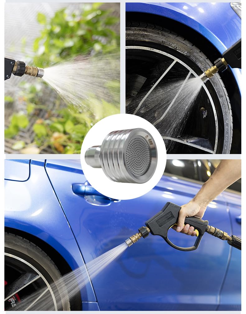 NONGKANG tire detailing nozzle for precise wheel cleaning.