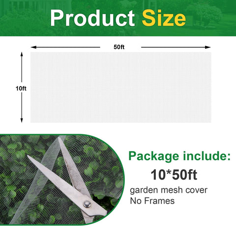 NONMON high-visibility netting blends with yards while deterring pests effectively