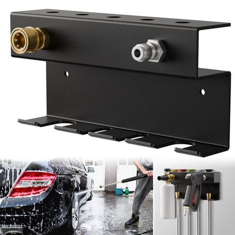 NOORSUMD pressure-washer gun holder wall mount keeps tools organized and ready for quick setup.