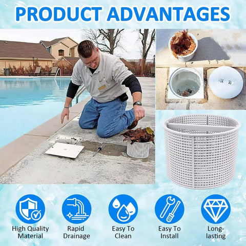 NOOTO B-152 basket white color complements Hayward skimmers