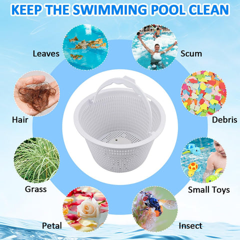 NOOTO pool debris-catching basket helps reduce filter strain