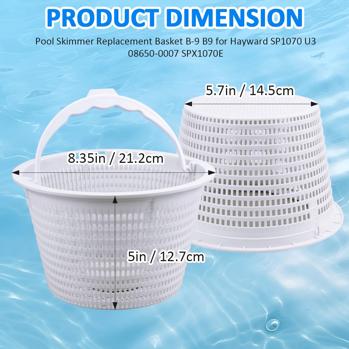 NOOTO SP1070 SPX1070E replacement basket for quick, tool-free swaps