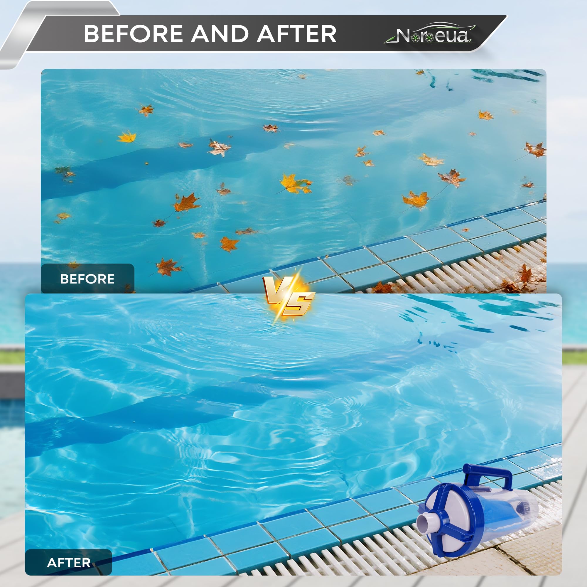 Noroeua durable industrial-grade body designed to endure pool chemicals