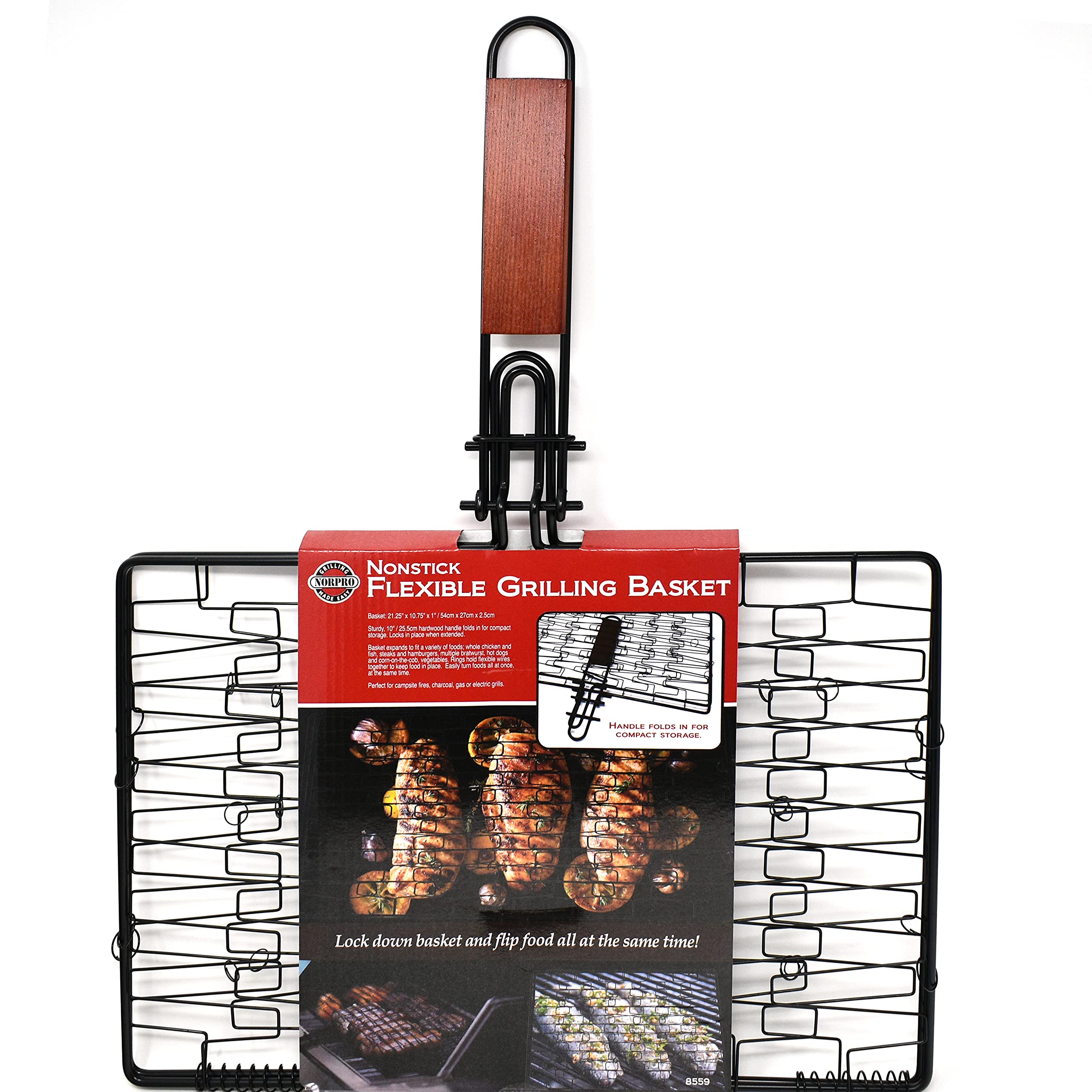 Norpro 8559 grill basket stored safely after use