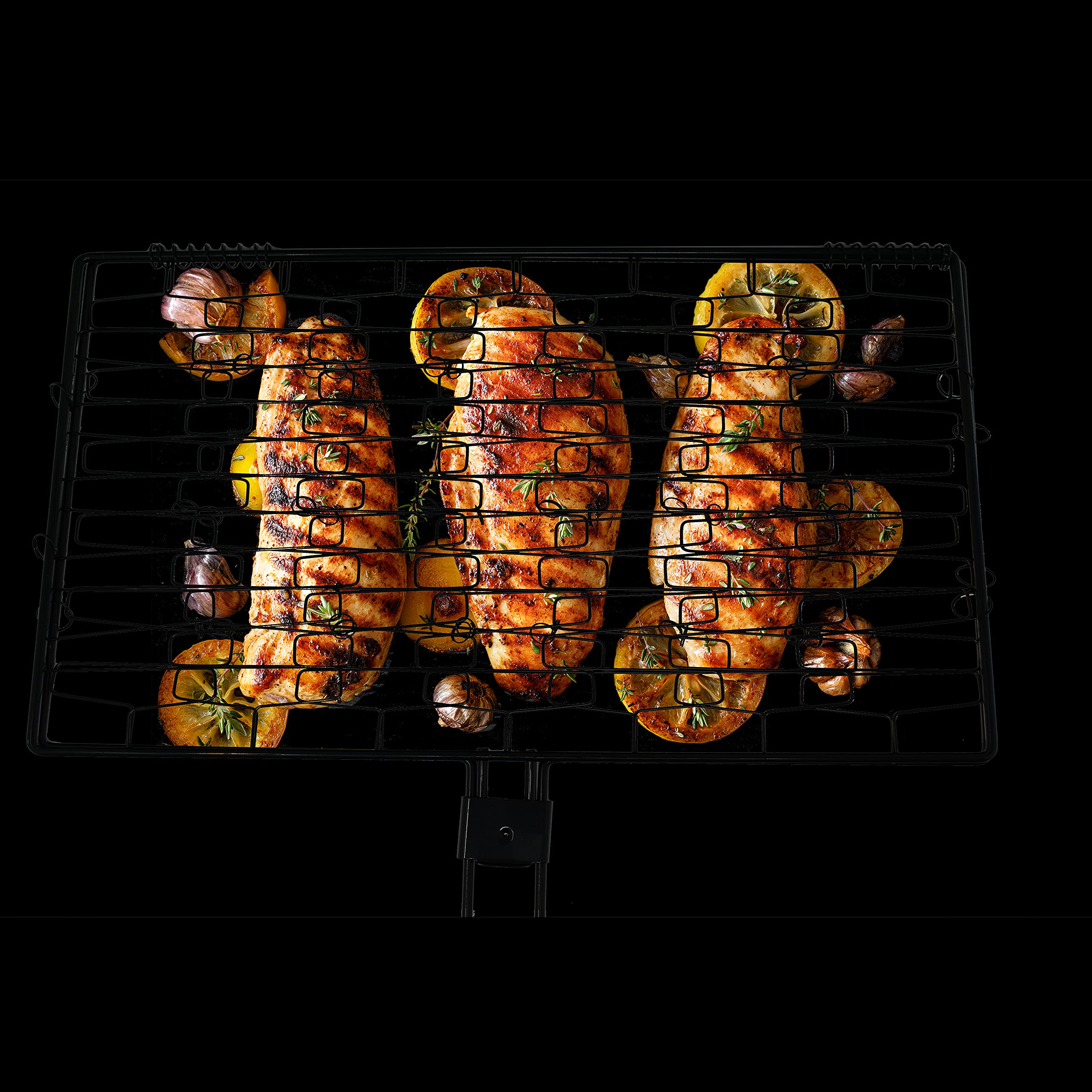 Norpro 8559 grill basket turning multiple foods at once
