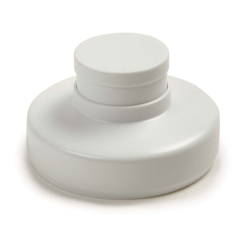 Norpro hamburger press thickness guide demonstrates adjustable patty thickness.